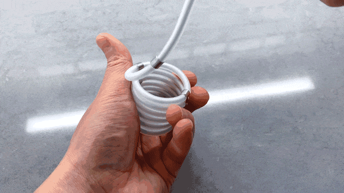 Magnetic Self Coiling Cables!
