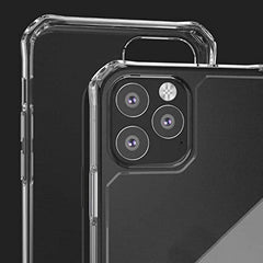 Bulletproof Crystal Clear TPU case Designed for and Compatible with The New 2020 iPhone 12 + Free Tempered Glass Screen Protector Included