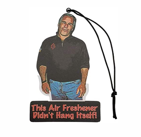 Bulletproof Enterprise Jeffrey Epstein Air Freshener